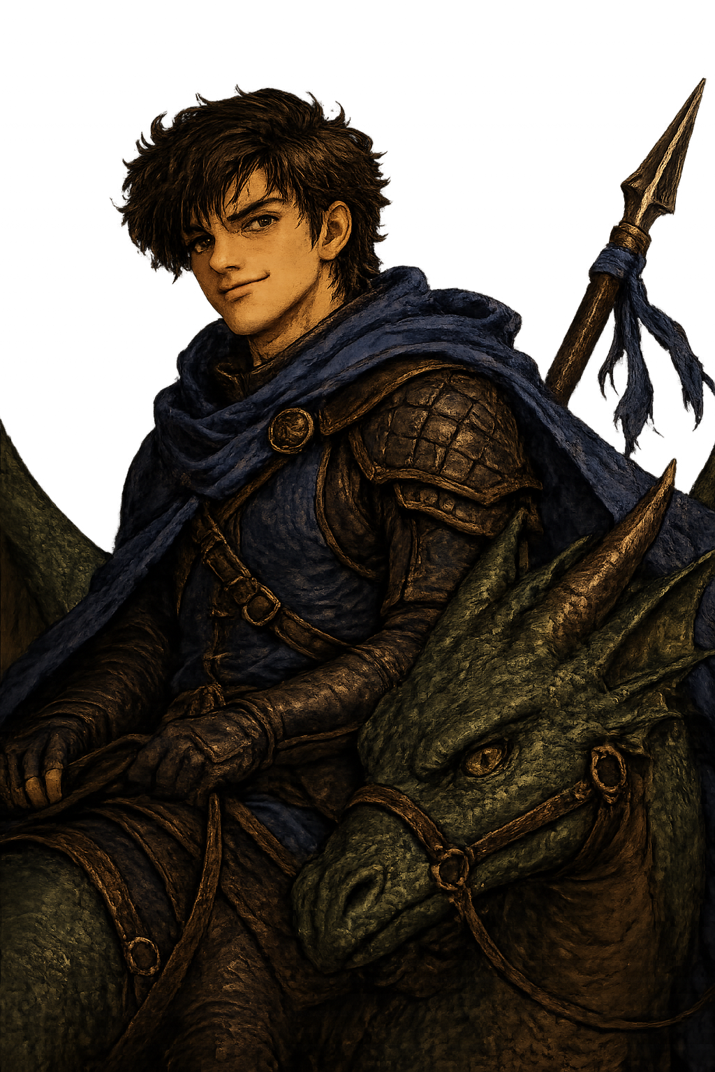 Leo smirking